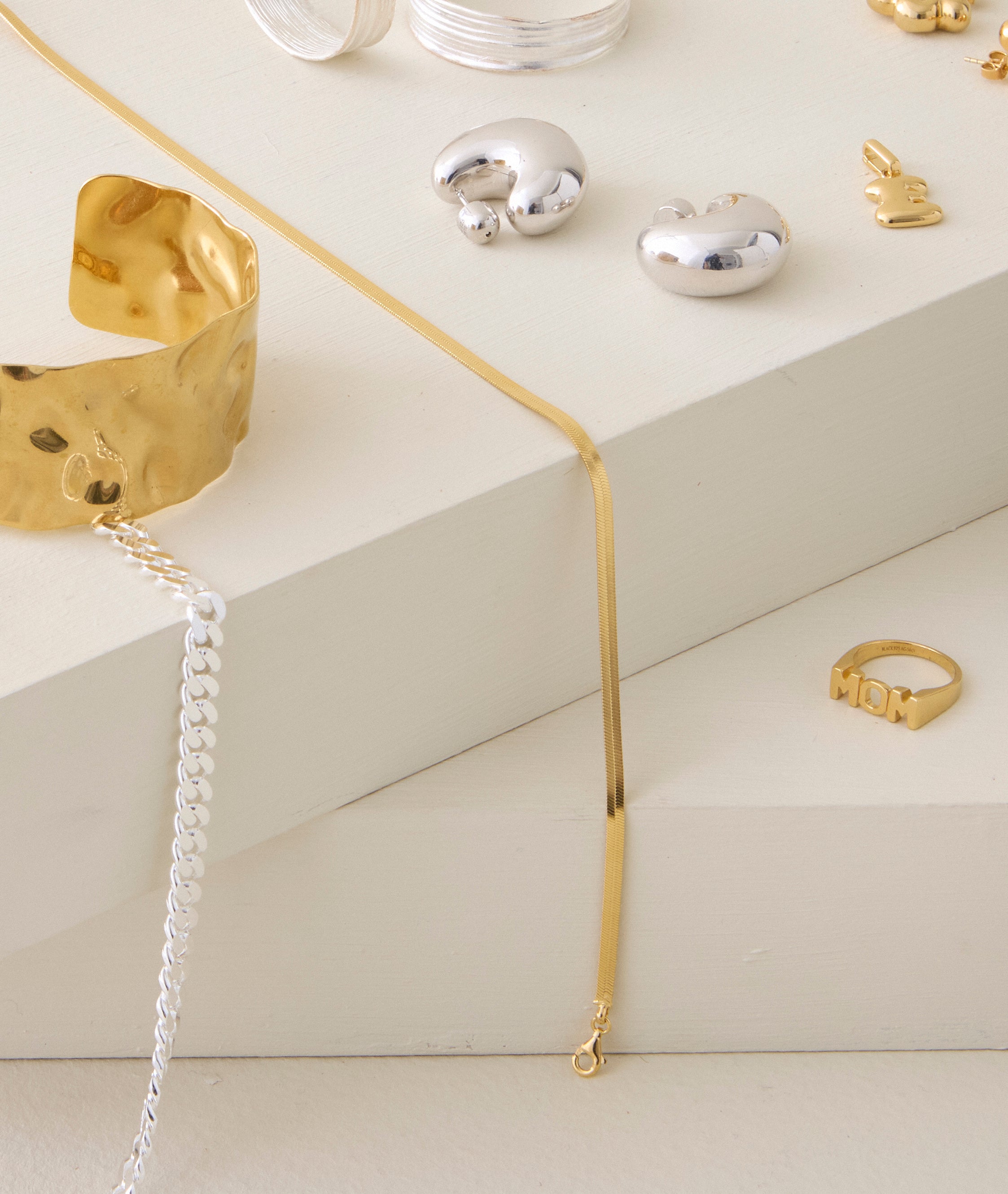 Thelma halskæde - forgyldt